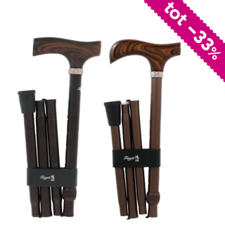 wandelstok 4-delig met korting